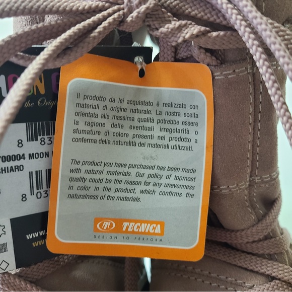 New with Tag ORIGINAL MOONBOOT Pink sz 6 - Picture 4 of 11